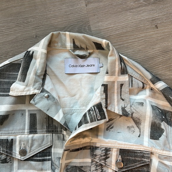 Calvin Klein Jeans printed denim jacket - Picture 2 of 4